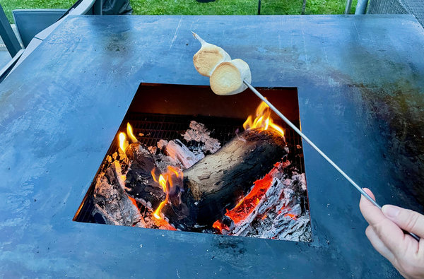 Feuerplatten Grill 100 x 100 cm von FriesStyle Smoker Feuersäule